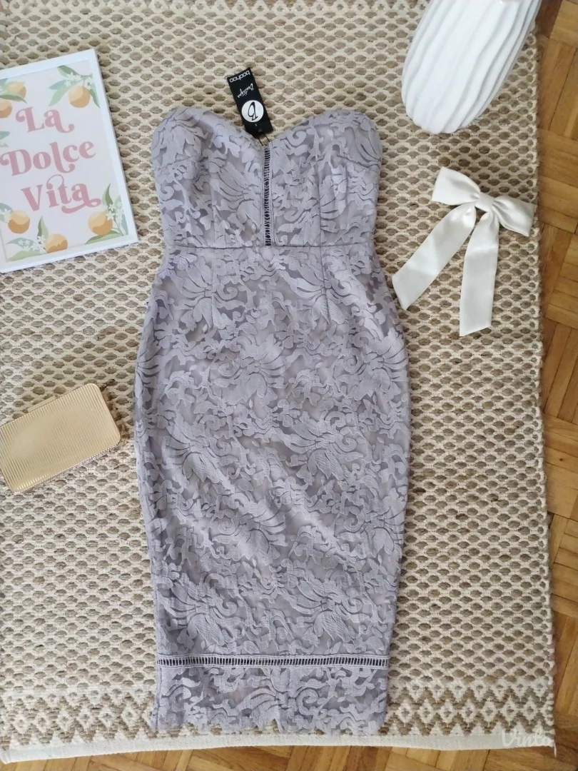 Nova čipkana elegantna haljina