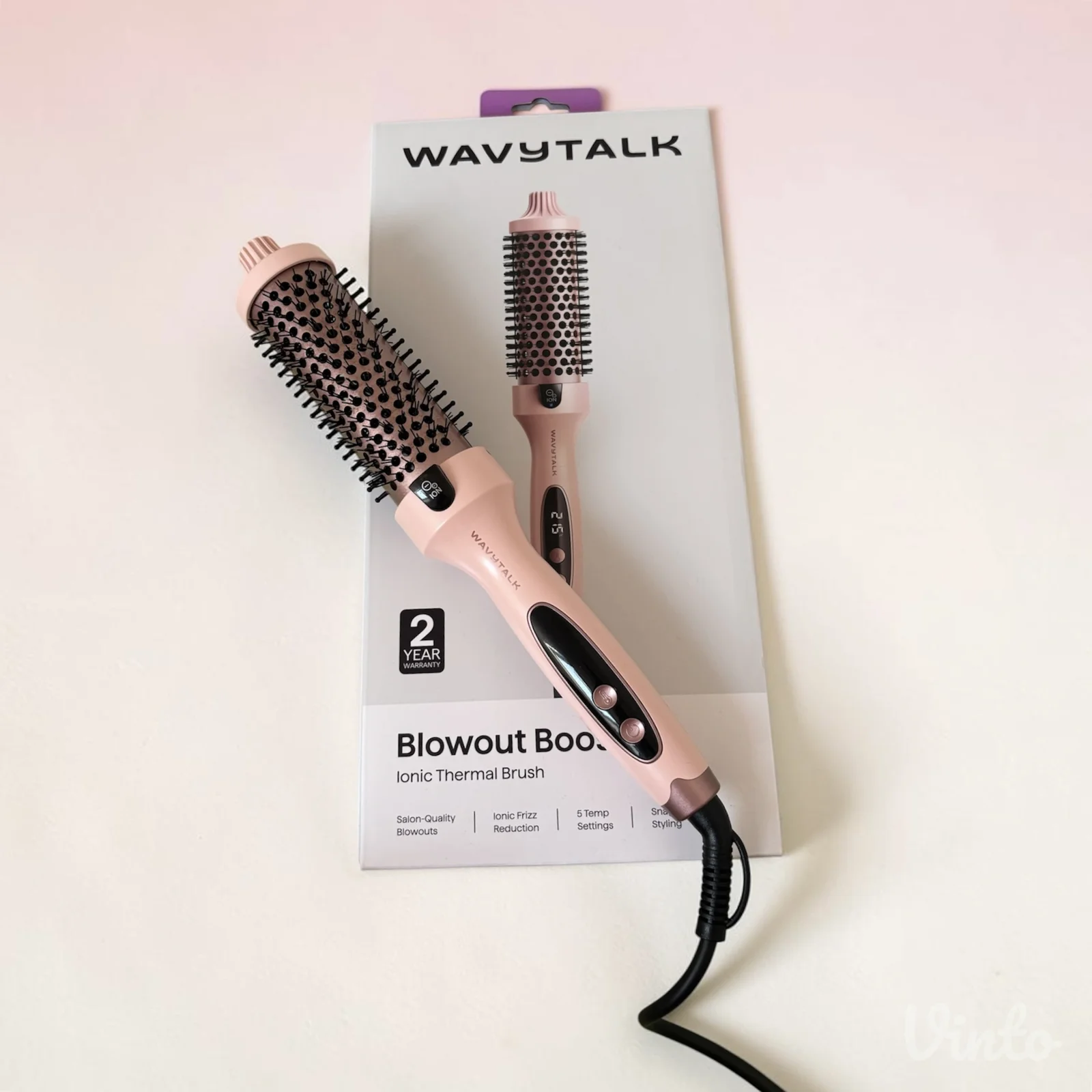 Wavytak thermal brush