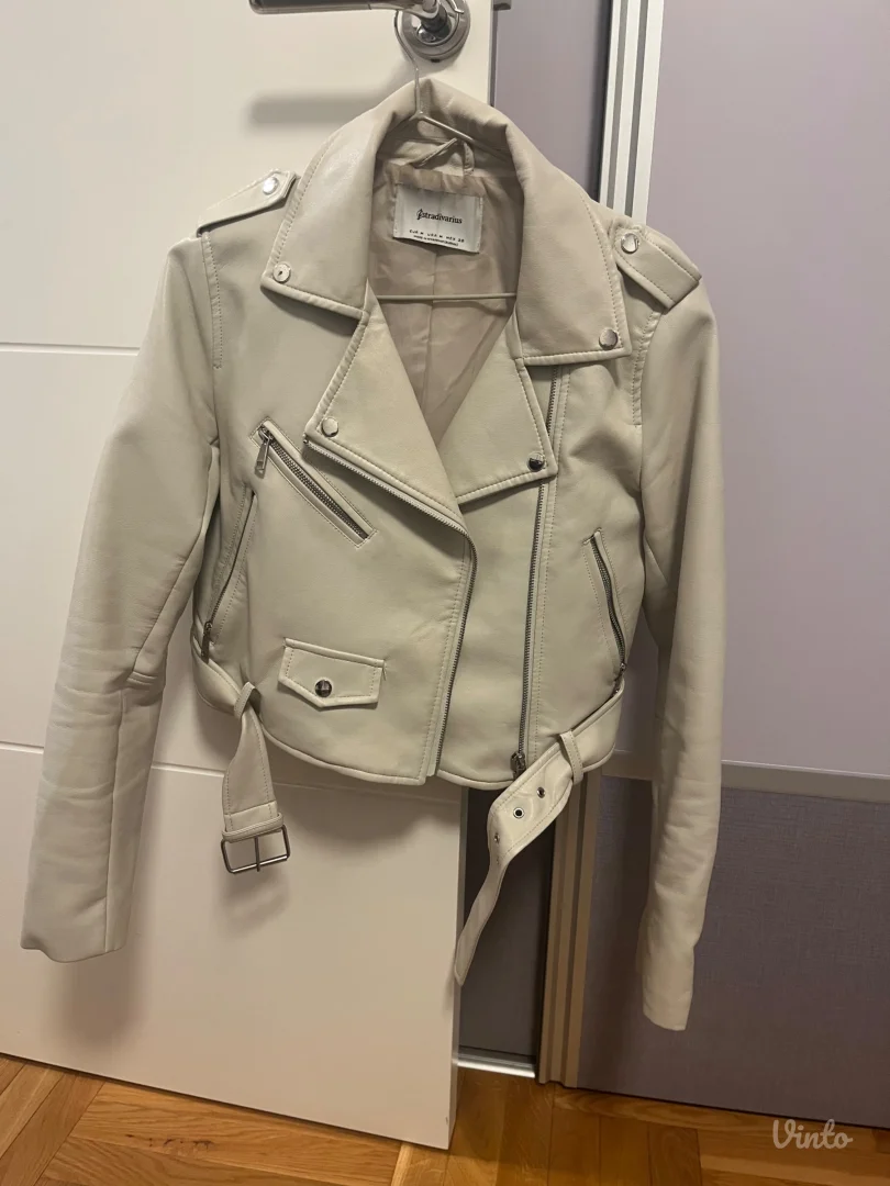 Stradivarius jakna od eko koze