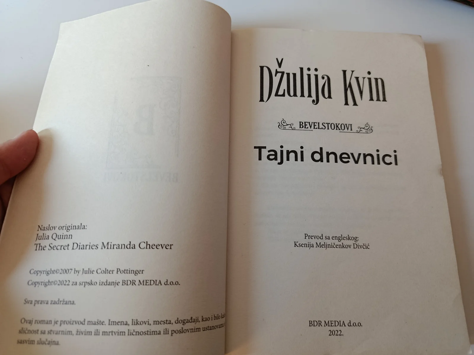 Tajni dnevnici -Dzulijana Kvin