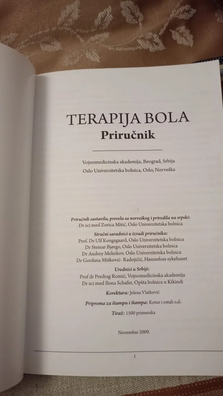 Terapija bola - Prirucnik VMA