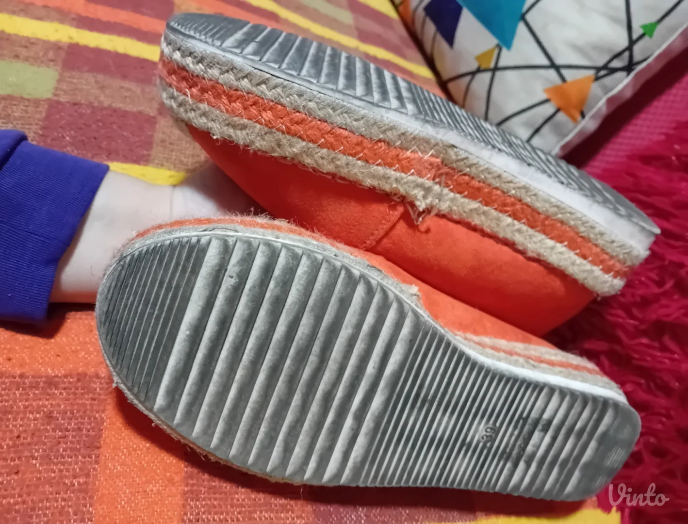 Mokasine narandzaste br 39