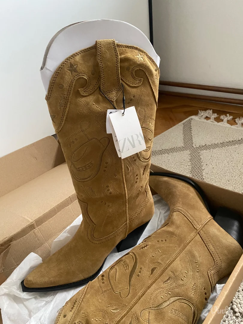 Zara kaubojske čizme