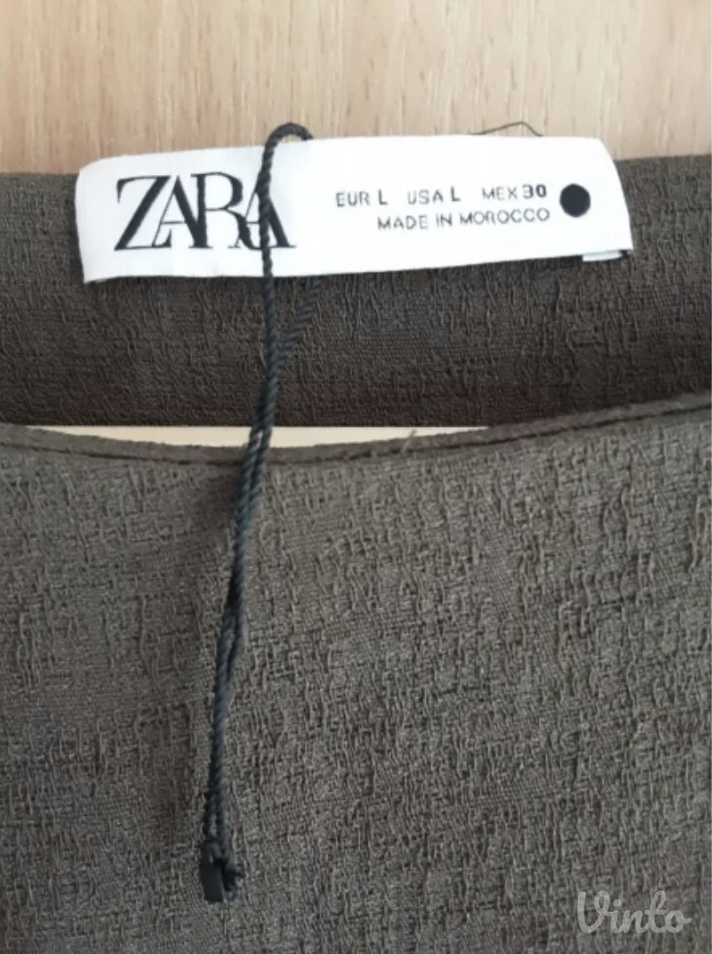 ZARA Haljina, Maslinasto, L