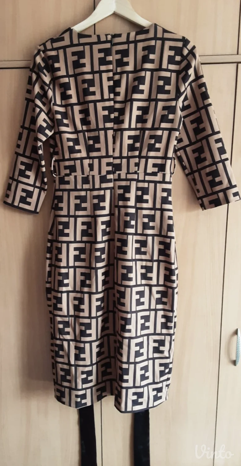 BUTIK 13 Haljina, Braon - Crna, ESITO, 38