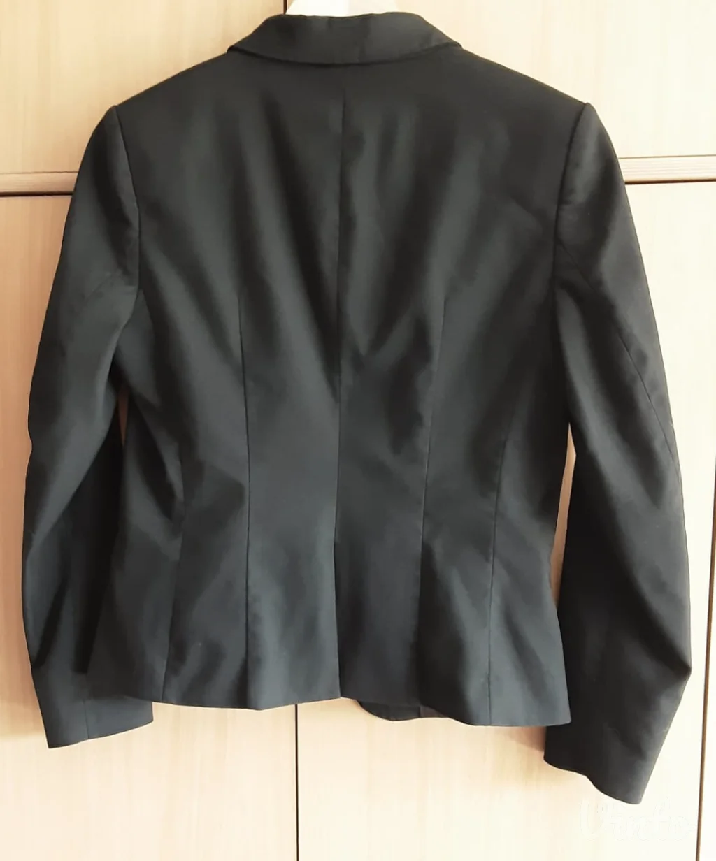 H&M Sako strukirani, Crni, 40