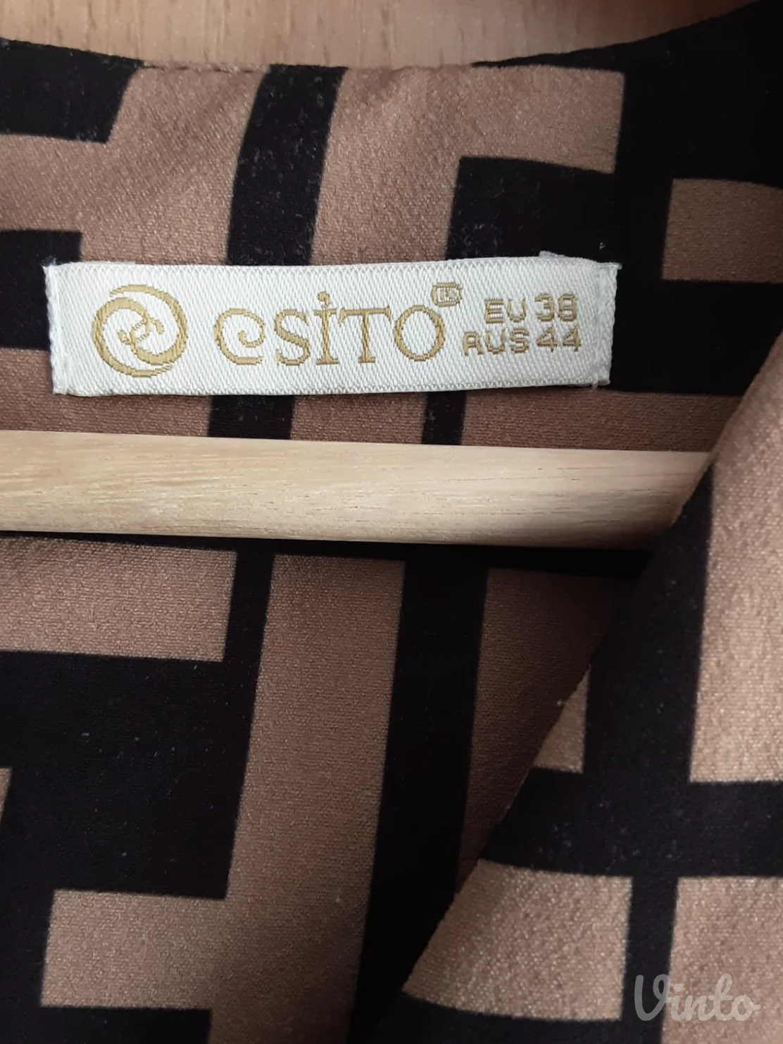 BUTIK 13 Haljina, Braon - Crna, ESITO, 38