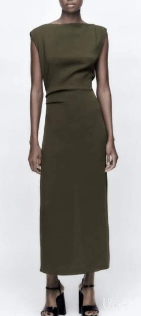 ZARA Haljina, Maslinasto, L