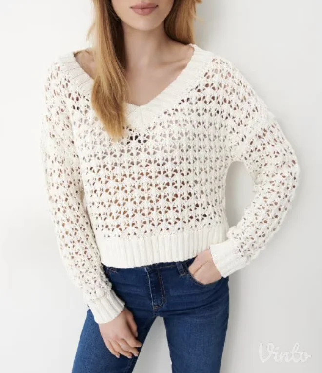 MOHITO Dzemper, Beli, XL