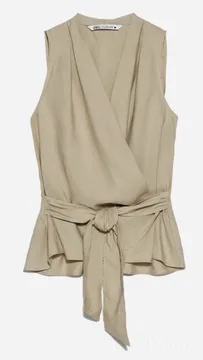 ZARA Top, bez, M