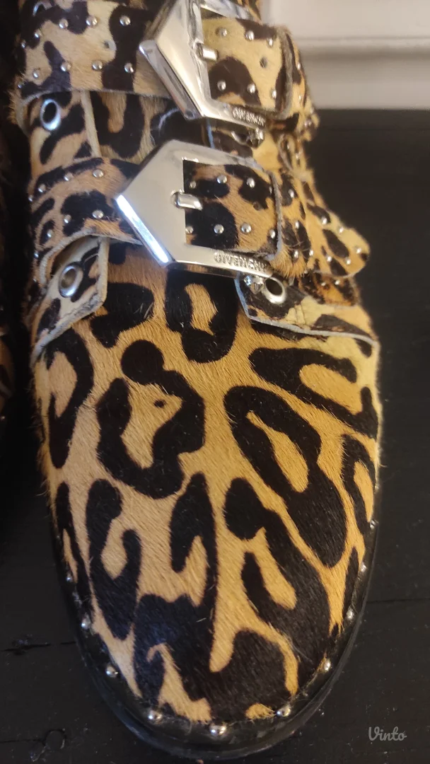 Givenchy leopard print cizmice