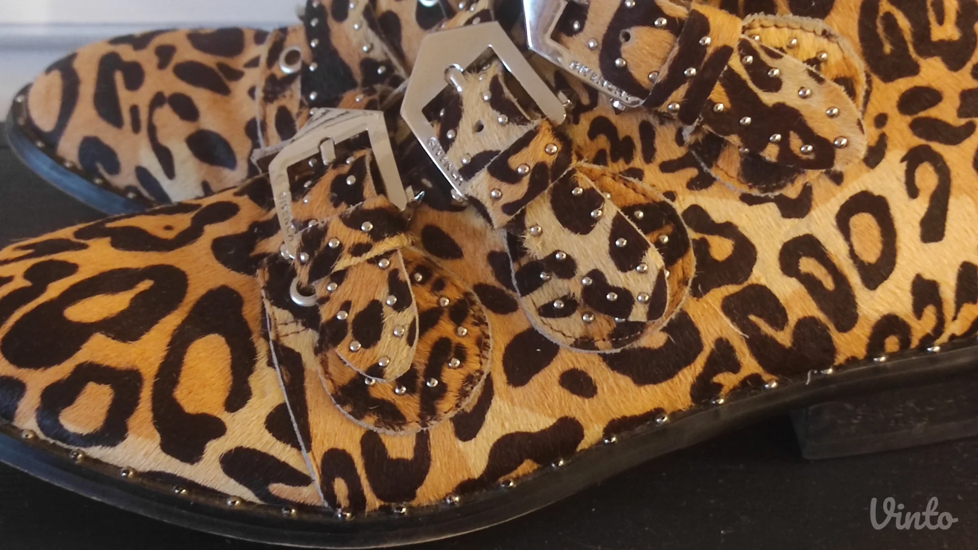 Givenchy leopard print cizmice