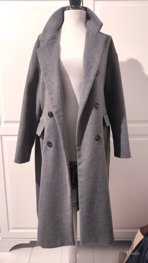 Sivi kaput +veliki H&M sal