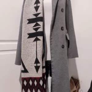 Sivi kaput +veliki H&M sal