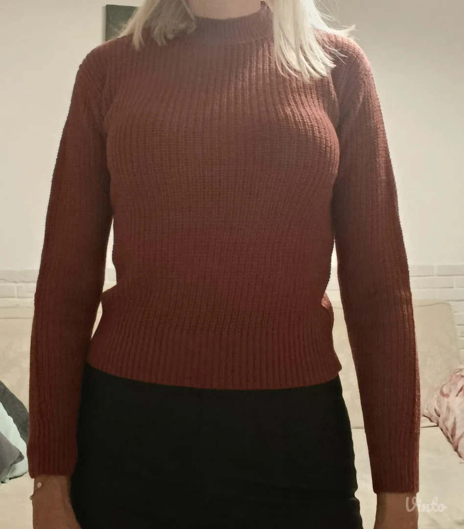 Boho bordo džemperak