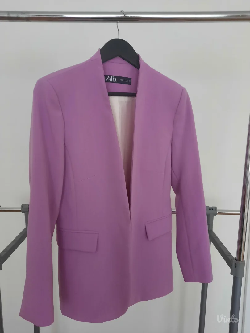 ZARA ženski sako lila boje