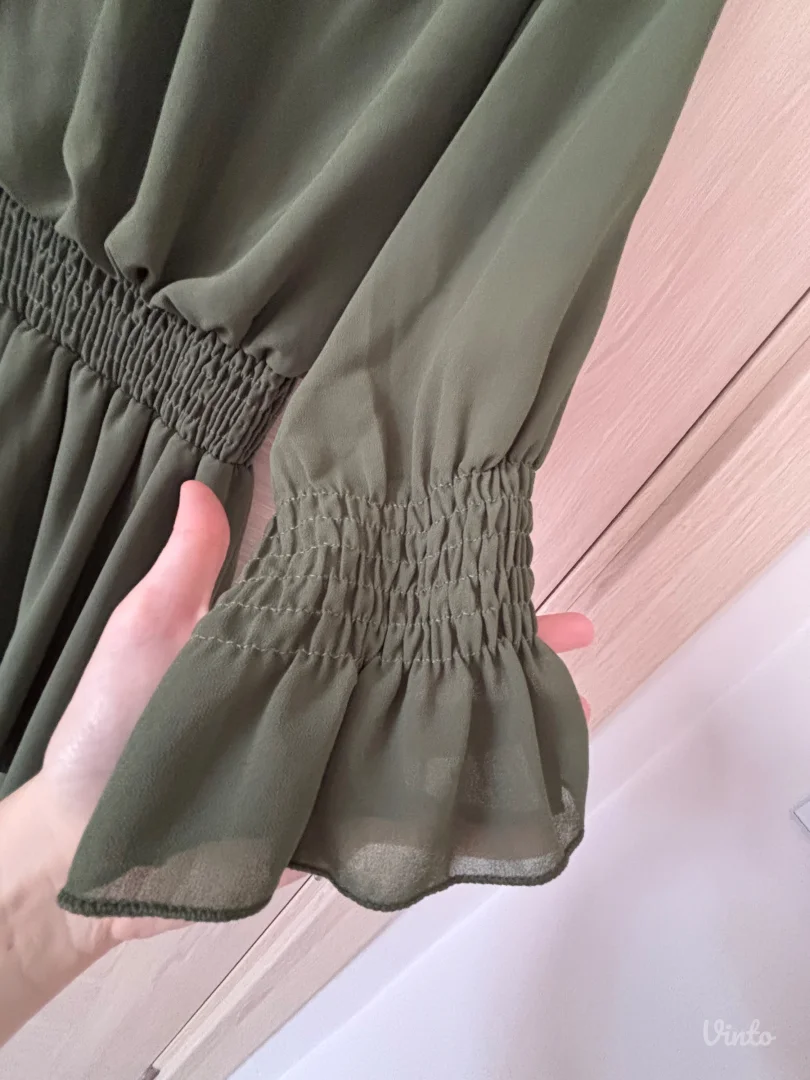 Maslinasto zelena haljina