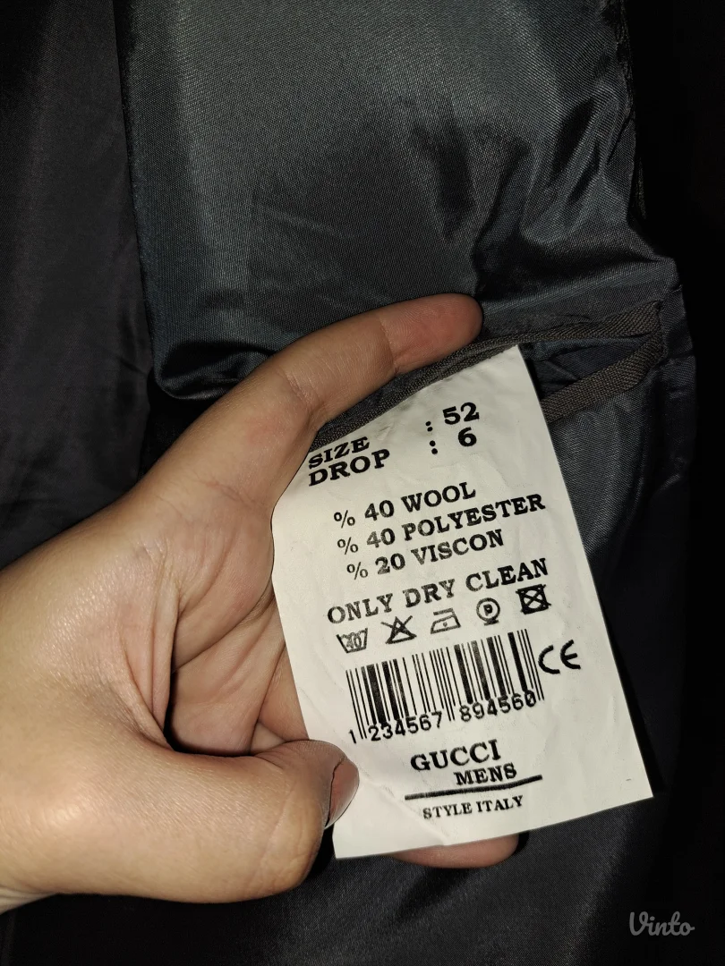 Komplet sivo musko odelo