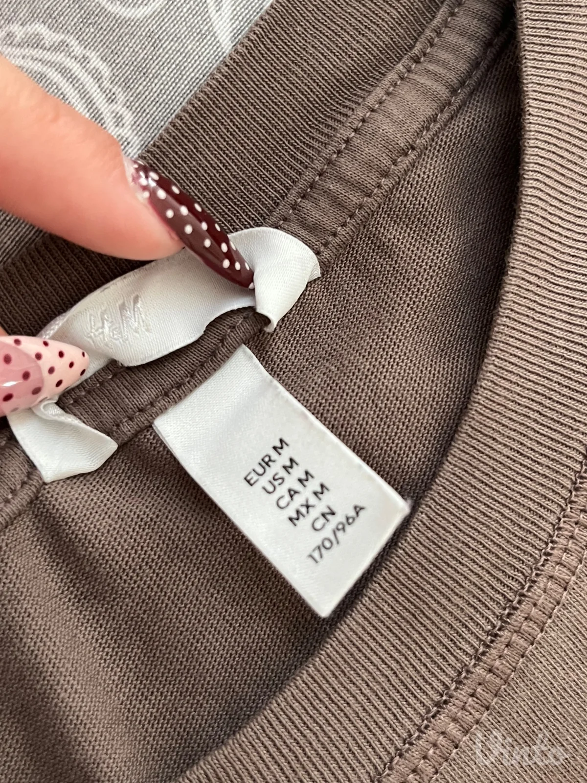 H&M zenska braon majica