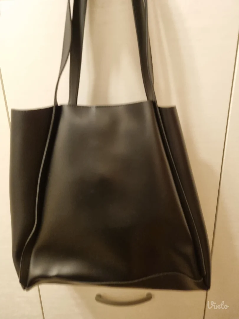 Tote crna torba eko koza