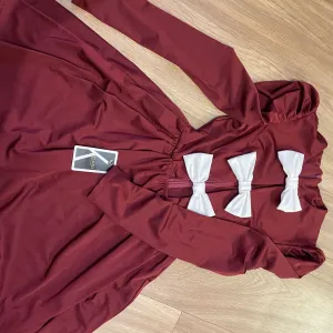 Haljina bordo sa masnama