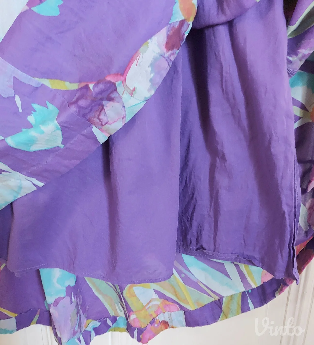 M&S PURPLE MIX letnja Pamučna haljina