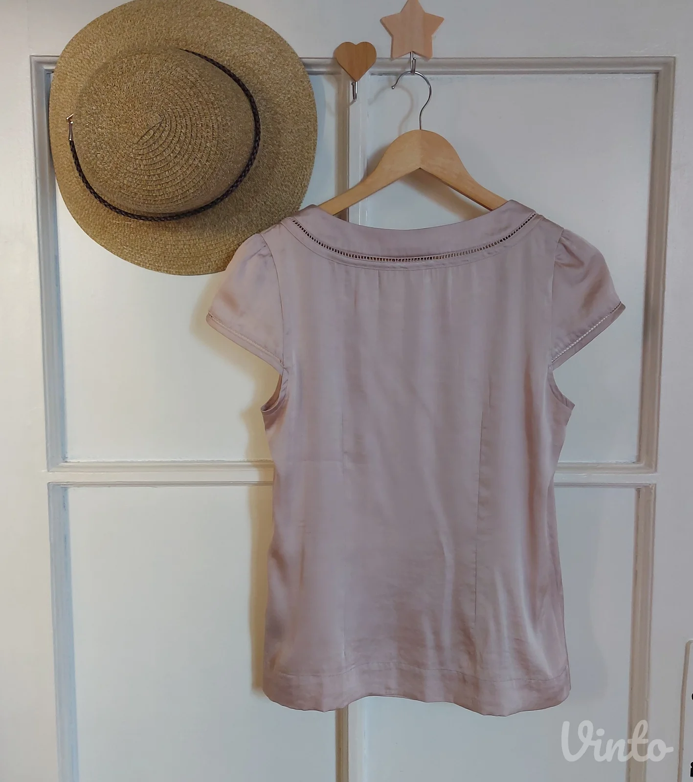 H&M puder - roze SATEN bluza