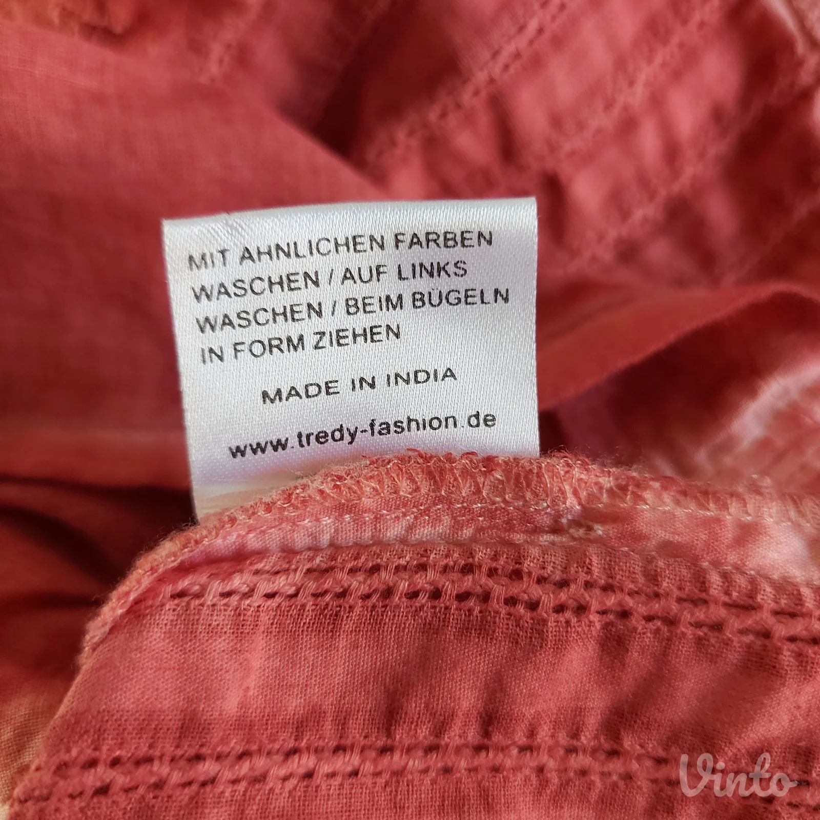 BOHO rust top/tunika od indijskog pamuka