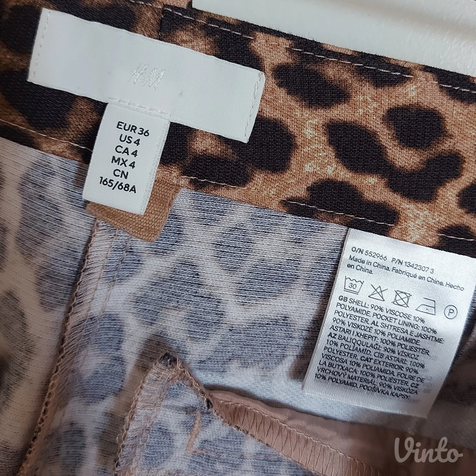 H&M Leopard kilote / ŠIROKE pantalone