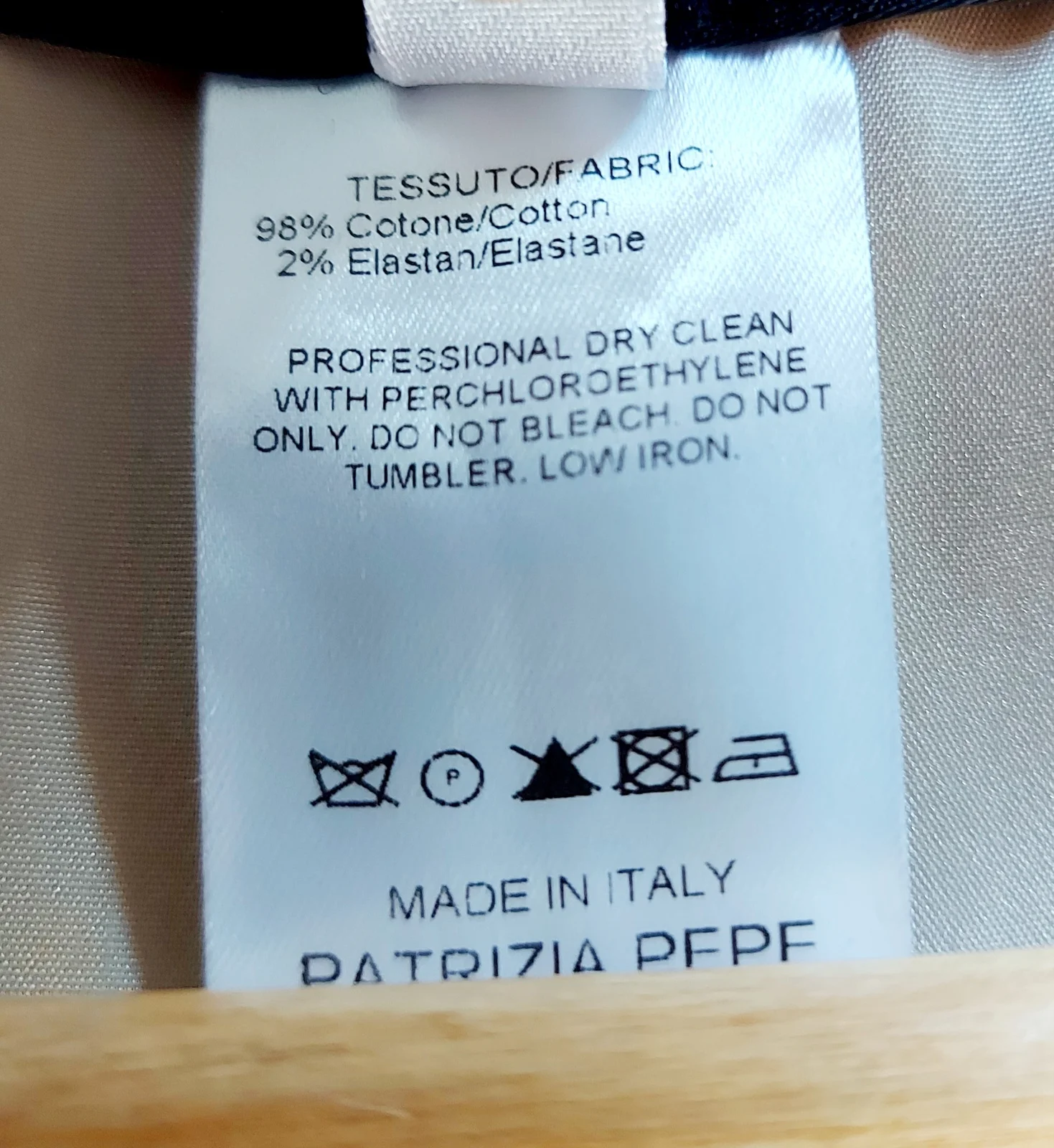 PATRIZIA PEPE krem strukirani blejzer / 38