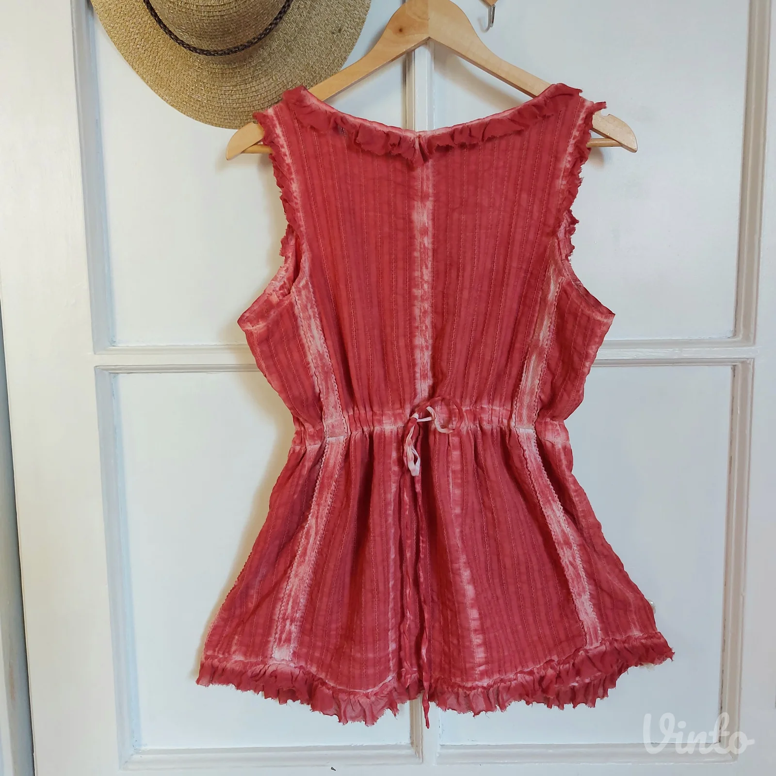 BOHO rust top/tunika od indijskog pamuka