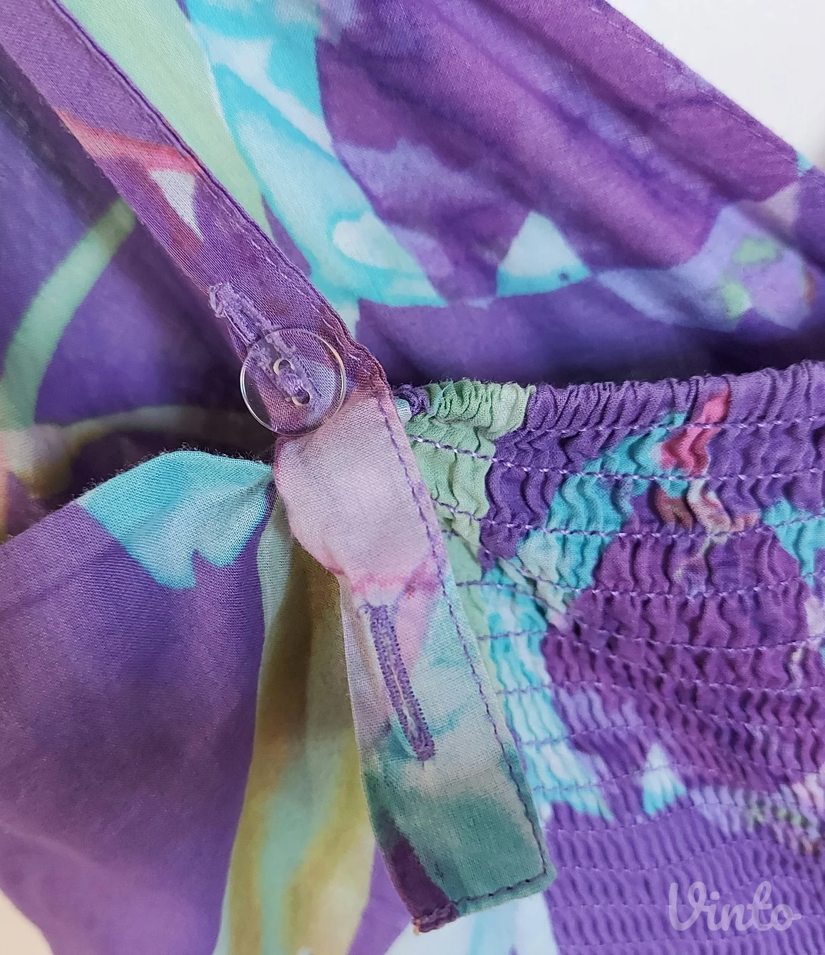 M&S PURPLE MIX letnja Pamučna haljina