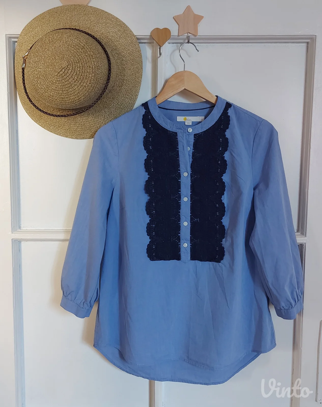 BODEN Pamučna košulja/bluza sa bogatim vezom