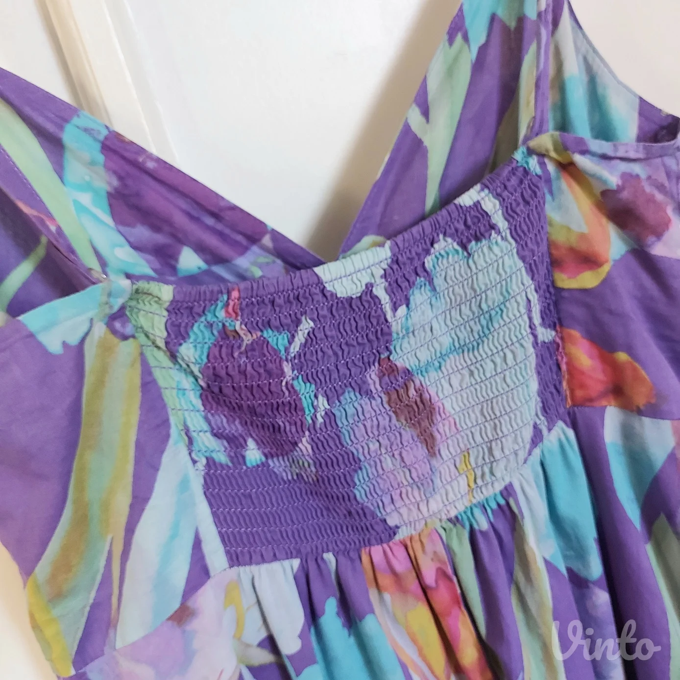 M&S PURPLE MIX letnja Pamučna haljina