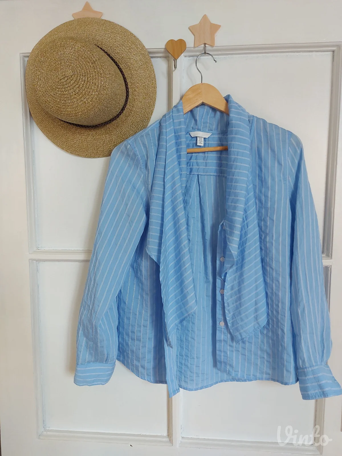 H&M Košulja sa šal kragnom/mašnom