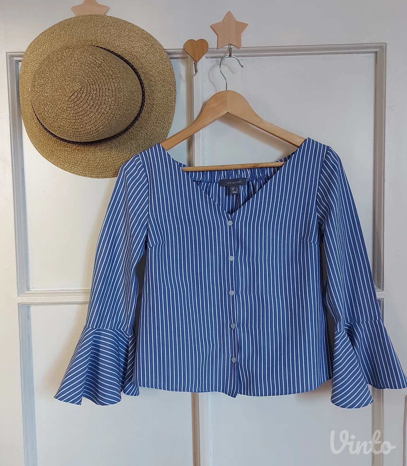 Primark ZVONASTI RUKAVI prugasta bluza