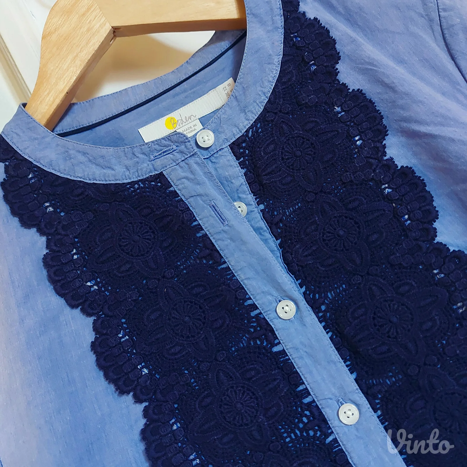 BODEN Pamučna košulja/bluza sa bogatim vezom
