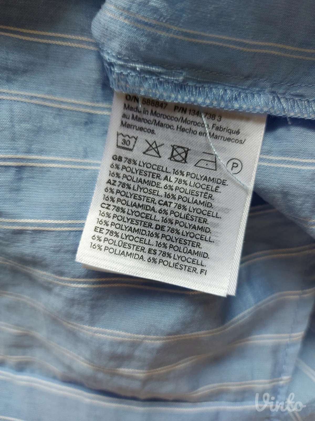 H&M Košulja sa šal kragnom/mašnom