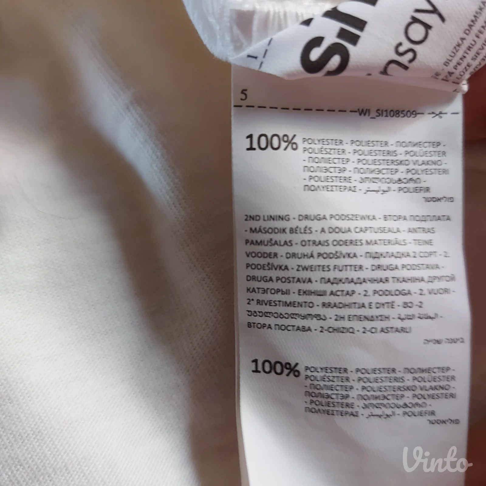 Sinsay beli ČIPKASTO HEKLANI top