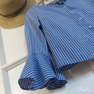 Primark ZVONASTI RUKAVI prugasta bluza
