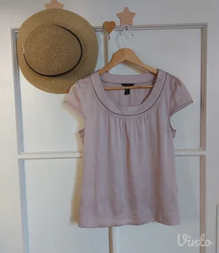 H&M puder - roze SATEN bluza