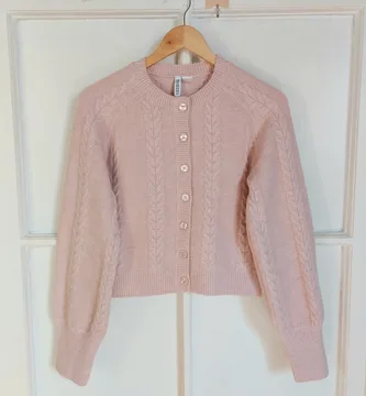 H&M pastelni kardigan/džemper/ XS
