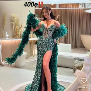 Gentiana Berisha - zelena haljina