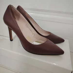 Kožne bordo potpetice