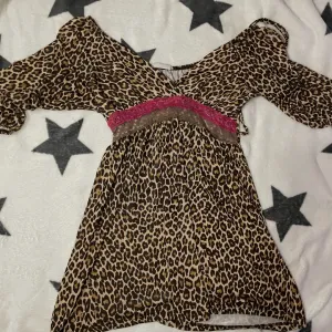 Leopard Print Bluza Y2K