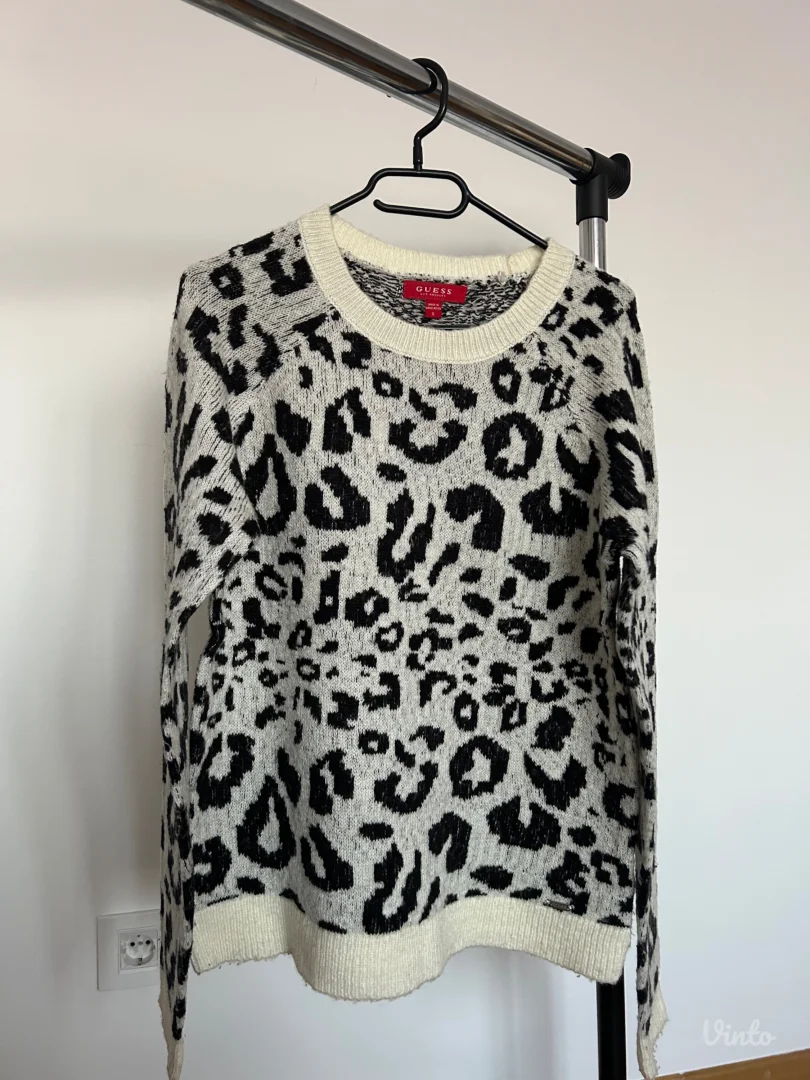 Guess leopard print džemper