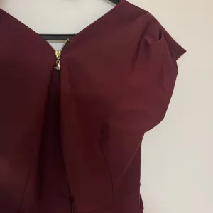 Bordo ženska haljina