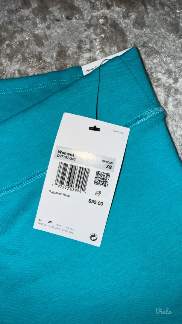 Nike biciklisticke! Dubok struk! Novo! Xs
