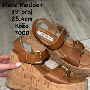 Steve Madden sandale na plutu!Nove! Kozne!