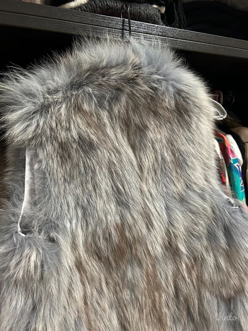 Krzneni prsluk - pravo krzno